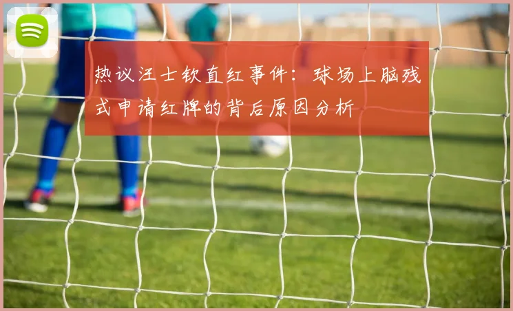 热议汪士钦直红事件：球场上脑残式申请红牌的背后原因分析